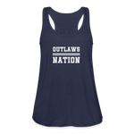 Load image into Gallery viewer, Outlaws Women&#39;s Flowy Tank Top by Bella - navy
