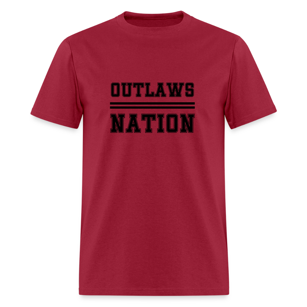 Outlaws Nation Unisex Classic T-Shirt - dark red