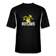 Outlaws Men’s Cooling Performance Color Blocked Jersey - black/white