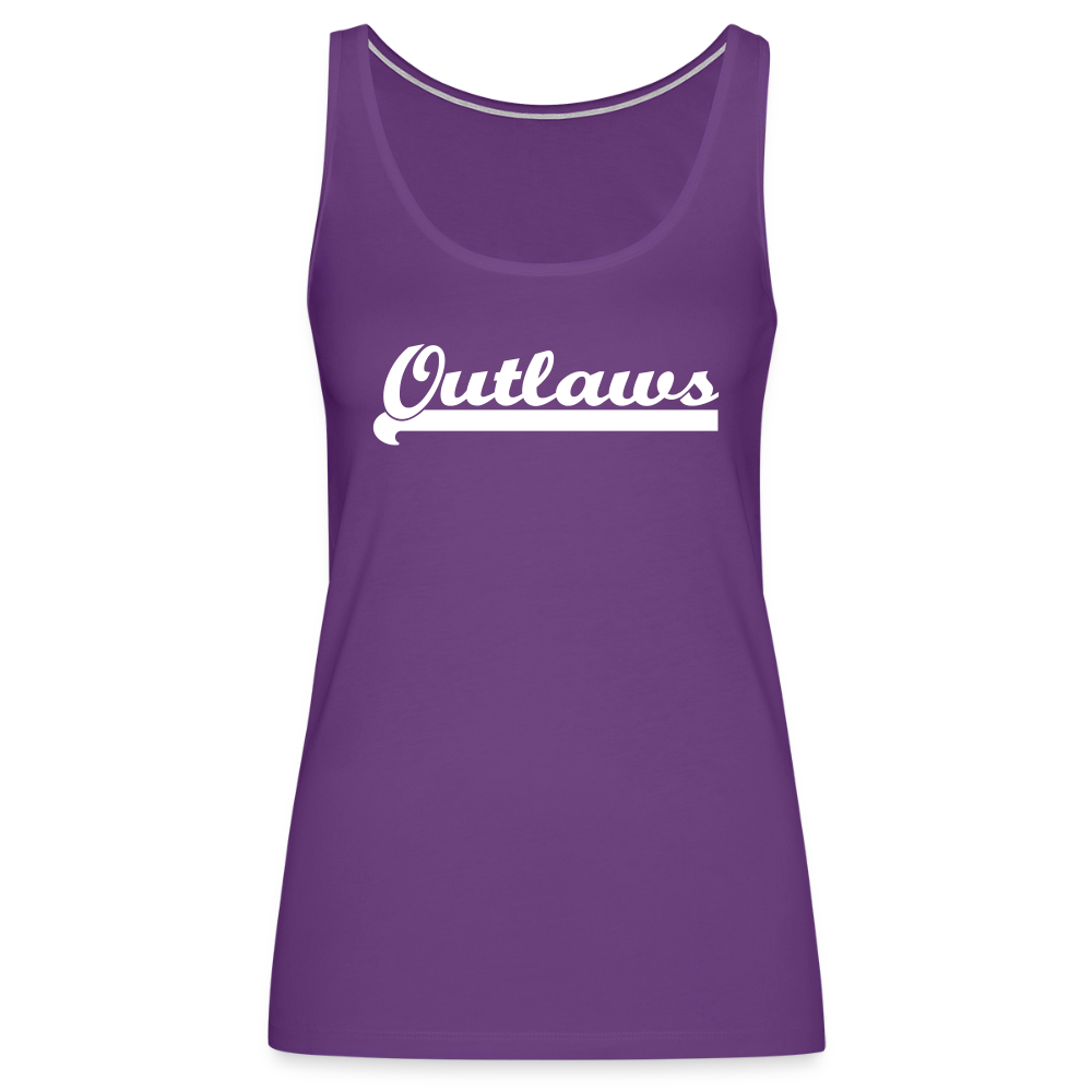Outlaws Women’s Premium Tank Top - purple