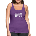 Load image into Gallery viewer, Outlaws Women’s Premium Tank Top - purple
