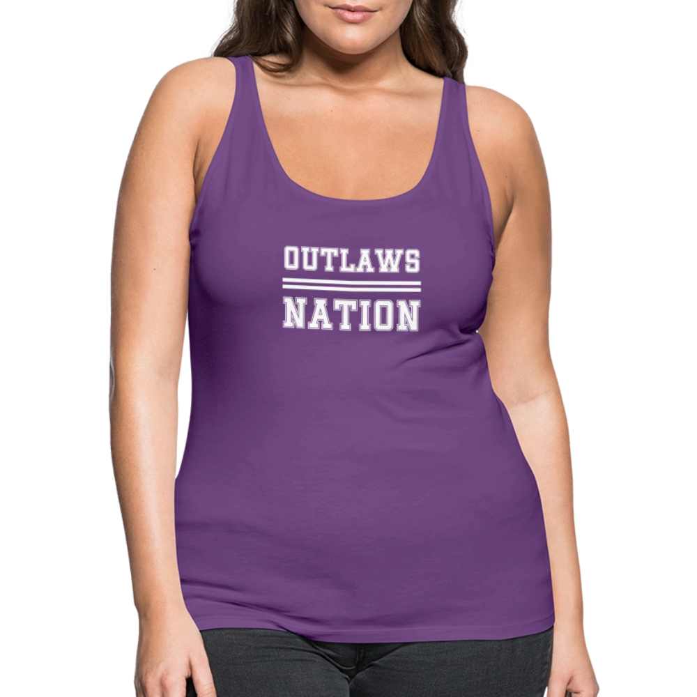Outlaws Women’s Premium Tank Top - purple