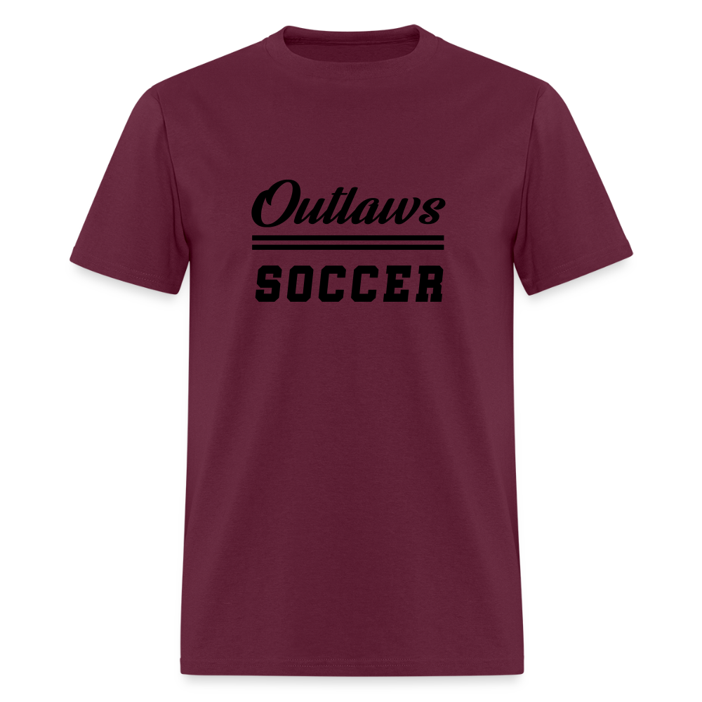 Outlaws Soccer Unisex Classic T-Shirt - burgundy