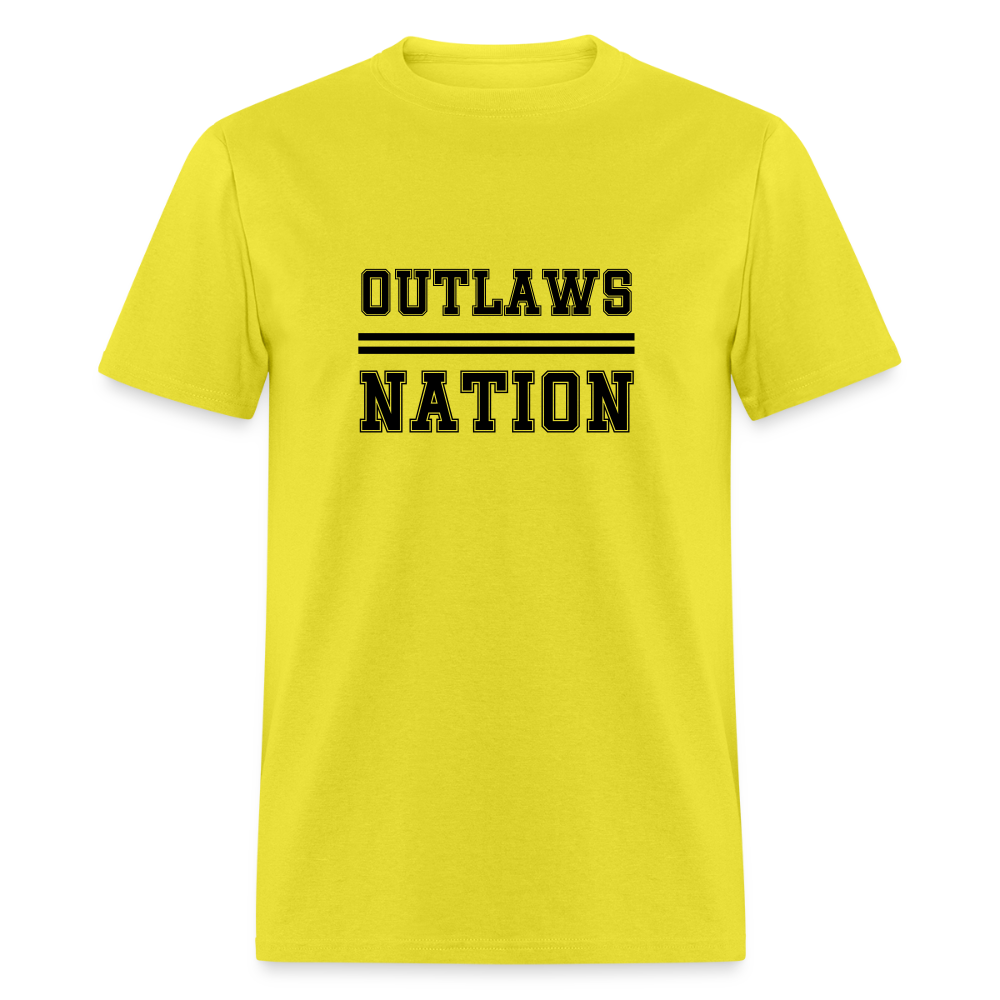 Outlaws Nation Unisex Classic T-Shirt - yellow