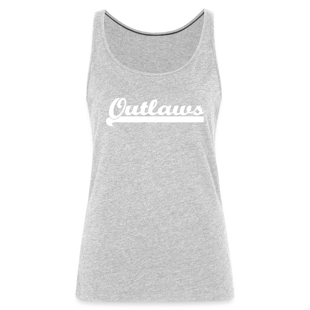 Outlaws Women’s Premium Tank Top - heather gray