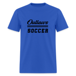 Load image into Gallery viewer, Outlaws Soccer Unisex Classic T-Shirt - royal blue
