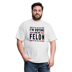 Load image into Gallery viewer, Voting for the Felon - white
