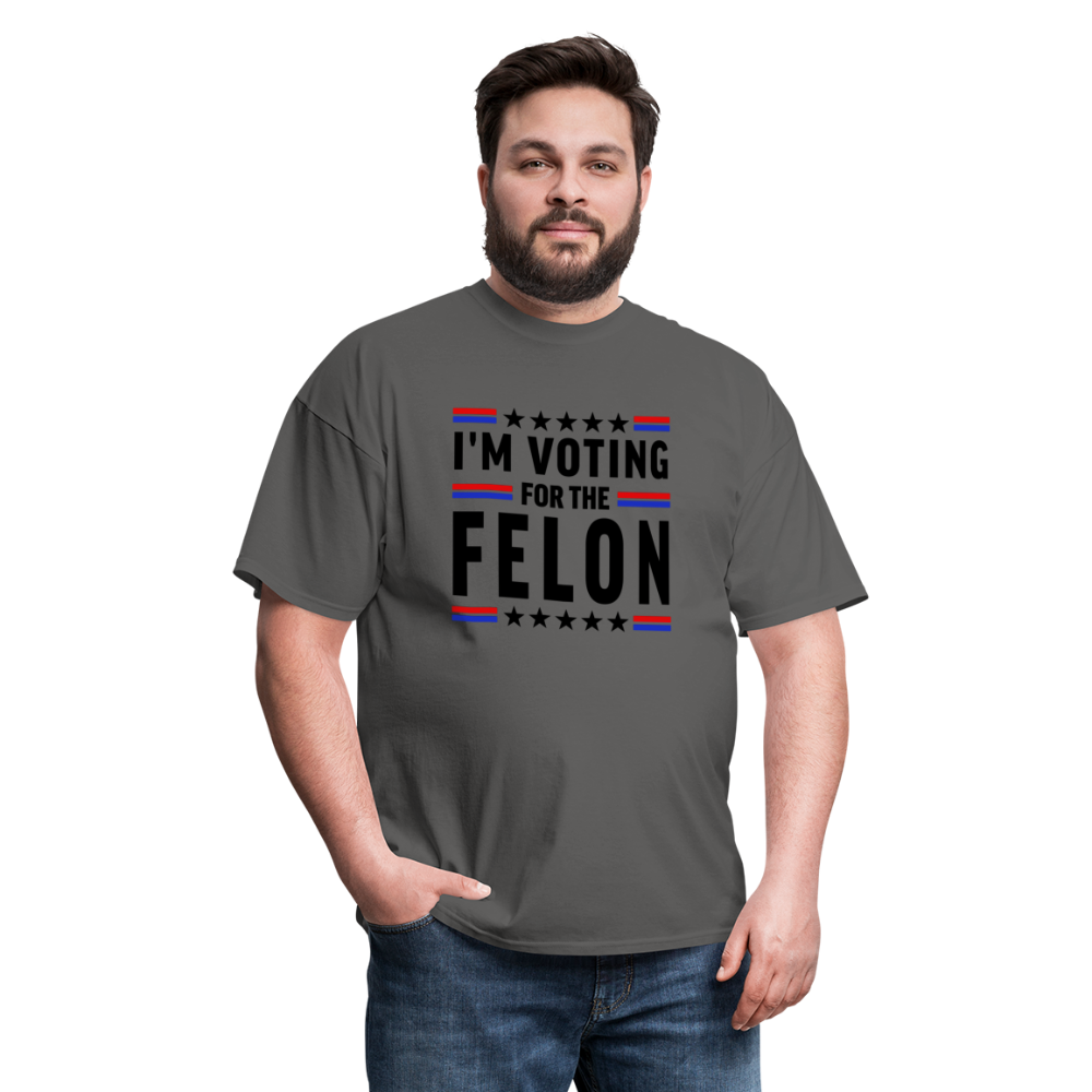 Voting for the Felon - charcoal