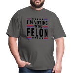 Load image into Gallery viewer, Voting for the Felon - charcoal
