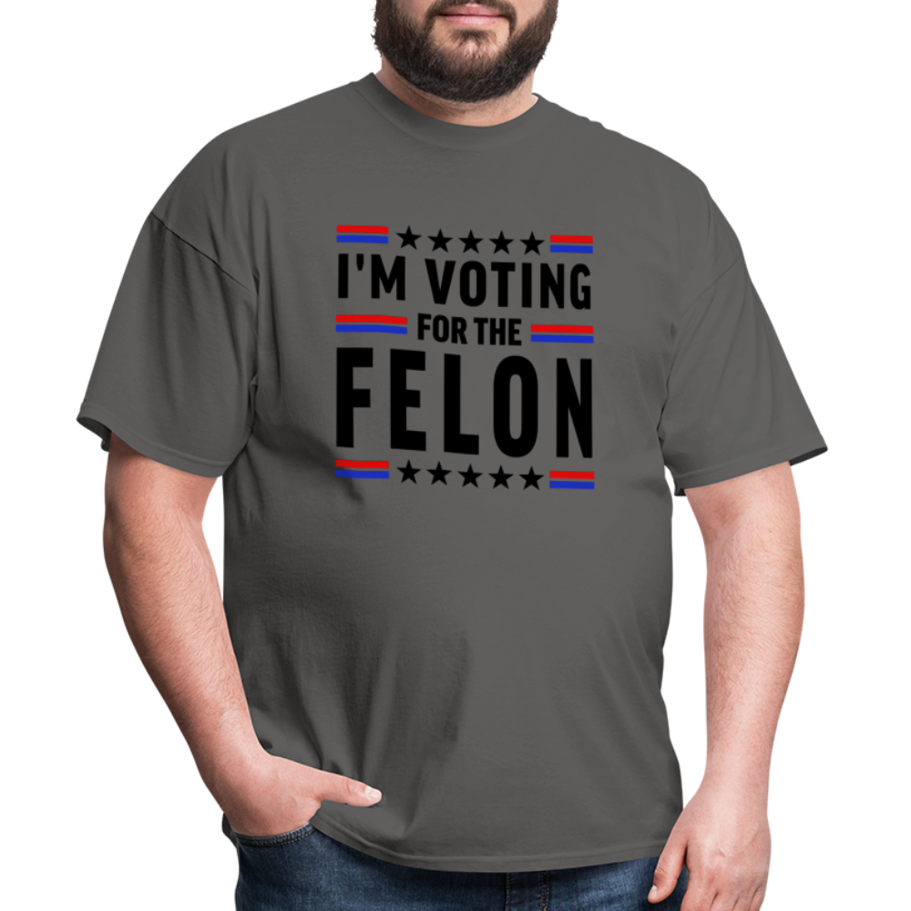 Voting for the Felon - charcoal