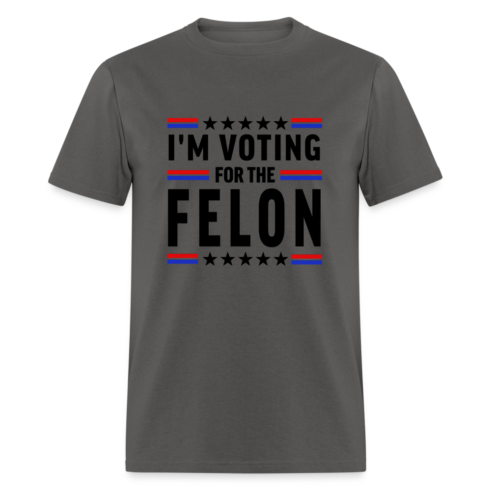 Voting for the Felon - charcoal