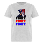 Load image into Gallery viewer, Trump Rally - FIGHT (White) - heather gray
