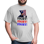 Load image into Gallery viewer, Trump Rally - FIGHT (White) - heather gray
