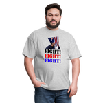 Load image into Gallery viewer, Trump Rally - FIGHT (White) - heather gray
