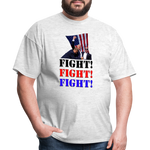 Load image into Gallery viewer, Trump Rally - FIGHT (White) - light heather gray
