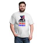 Load image into Gallery viewer, Trump Rally - FIGHT (White) - light heather gray
