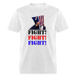 Load image into Gallery viewer, Trump Rally - FIGHT (White) - light heather gray
