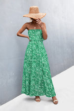 Load image into Gallery viewer, Strapless Split Maxi Dress
