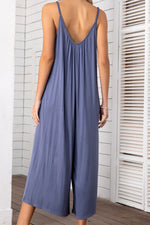 Load image into Gallery viewer, Spaghetti Strap Scoop Neck Jumpsuit
