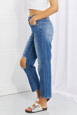 Load image into Gallery viewer, RISEN Full Size Emily High Rise Relaxed Jeans
