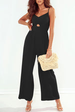 Load image into Gallery viewer, Smocked Spaghetti Strap Wide Leg Jumpsuit
