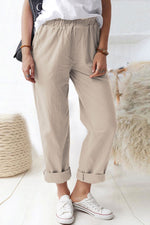 Load image into Gallery viewer, Paperbag Waist Pull-On Pants with Pockets
