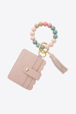 Load image into Gallery viewer, Beaded Tassel Keychain with Wallet
