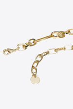 Load image into Gallery viewer, 18K Gold Plated Glass Stone Necklace
