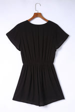 Load image into Gallery viewer, Flutter Sleeve Surplice Romper
