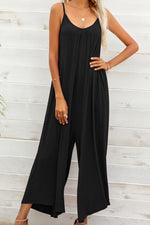 Load image into Gallery viewer, Spaghetti Strap Scoop Neck Jumpsuit
