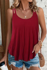 Load image into Gallery viewer, Scoop Neck Double-Strap Cami
