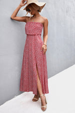 Load image into Gallery viewer, Strapless Split Maxi Dress
