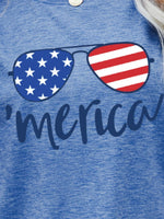 Load image into Gallery viewer, US Flag Glasses Graphic Tee
