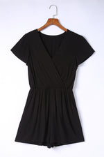 Load image into Gallery viewer, Flutter Sleeve Surplice Romper
