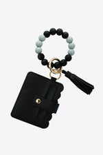 Load image into Gallery viewer, Beaded Tassel Keychain with Wallet
