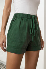 Load image into Gallery viewer, Drawstring Elastic Waist Pocket Shorts
