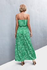 Load image into Gallery viewer, Strapless Split Maxi Dress
