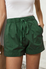 Load image into Gallery viewer, Drawstring Elastic Waist Pocket Shorts
