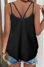 Load image into Gallery viewer, Scoop Neck Double-Strap Cami
