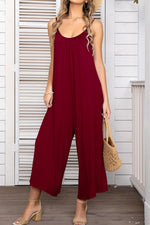 Load image into Gallery viewer, Spaghetti Strap Scoop Neck Jumpsuit
