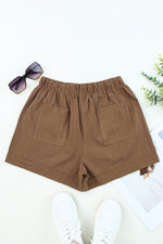 Load image into Gallery viewer, Drawstring Elastic Waist Pocket Shorts
