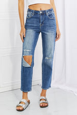 Load image into Gallery viewer, RISEN Full Size Emily High Rise Relaxed Jeans
