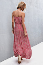 Load image into Gallery viewer, Strapless Split Maxi Dress
