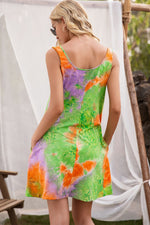 Load image into Gallery viewer, Tie-Dye Sleeveless Dress with Pockets
