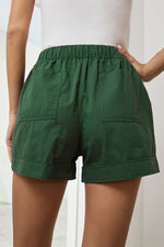 Load image into Gallery viewer, Drawstring Elastic Waist Pocket Shorts
