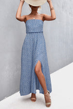 Load image into Gallery viewer, Strapless Split Maxi Dress
