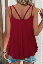 Load image into Gallery viewer, Scoop Neck Double-Strap Cami
