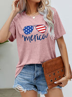 Load image into Gallery viewer, US Flag Glasses Graphic Tee
