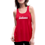 Load image into Gallery viewer, Women&#39;s Flowy Tank Top by Bella - red
