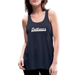 Load image into Gallery viewer, Women&#39;s Flowy Tank Top by Bella - navy
